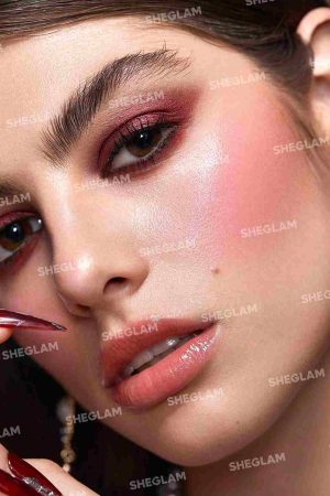 رژگونه کاسه ای کالکشن پروانه زرشکی شیگلم