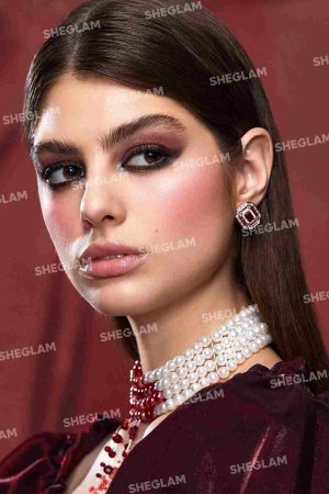 پالت هایلایتر و رژگونه کالکشن پروانه زرشکی شیگلم