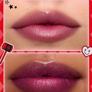 رژلب شاین دار هارلی کویین شیگلم رنگ گاتهام