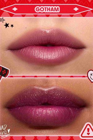 رژلب شاین دار هارلی کویین شیگلم رنگ گاتهام