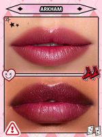 رژلب شاین دار هارلی کویین شیگلم رنگ آرکام