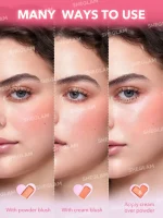 رژگونه کاسه ای دو رنگ شیگلم مدل Cheek 2 Cheek رنگ Pink Springels