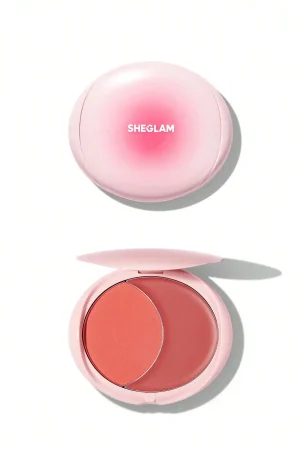 رژگونه کاسه ای دو رنگ شیگلم مدل Cheek 2 Cheek رنگ CherrySorbet