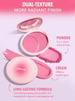 رژگونه کاسه ای دو رنگ شیگلم مدل Cheek 2 Cheek رنگ Pink Springels