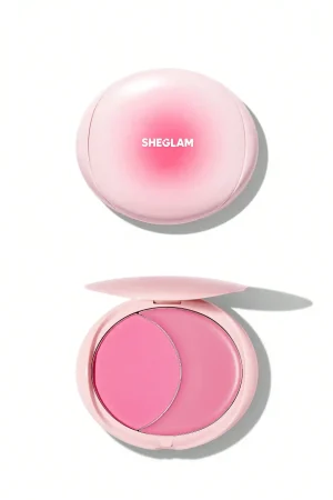 رژگونه کاسه ای دو رنگ شیگلم مدل Cheek 2 Cheek رنگ Pink Springels