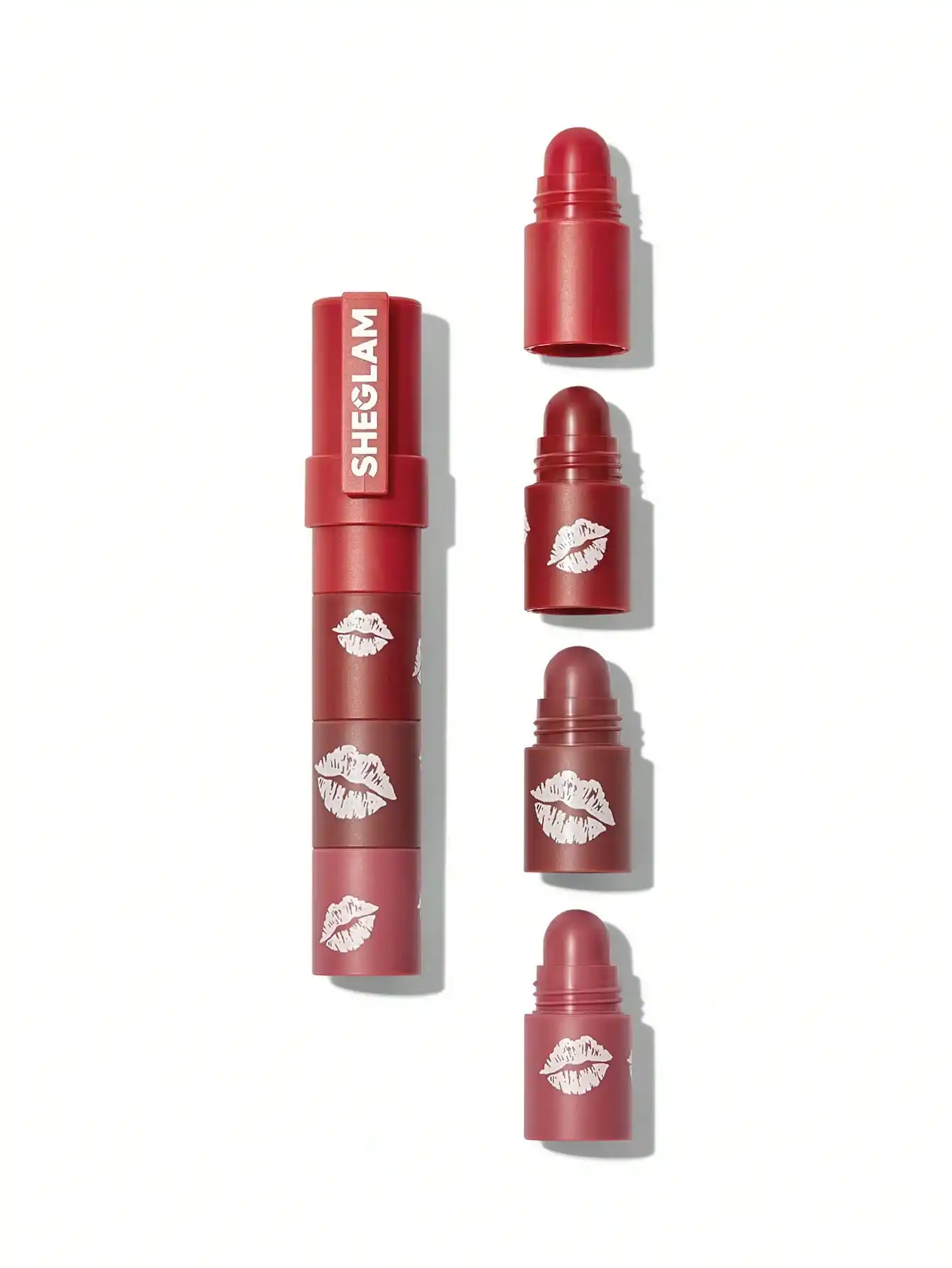 sheglam 4 in 1 lipstick رژلب 4 در 1 شیگلم رنگ Patel Stack