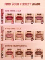 رژلب 4 در 1 شیگلم رنگ Bare Stack
