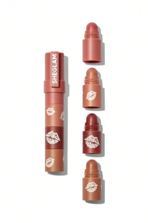 رژلب 4 در 1 شیگلم رنگ Bare Stack