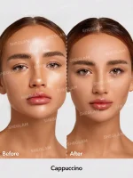 پودر فیکس مدل baked glow رنگ Cappuccino