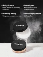 پودر فیکس شیگلم مدل Baked Glow رنگ Translucent