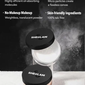 پودر فیکس شیگلم مدل Baked Glow رنگ Translucent