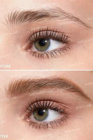 پالت ابرو شیگلم مدل Full-Filled رنگ Dark Brown