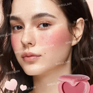 رژگونه کاسه ای شیگلم مدل قلبی رنگ Adorn