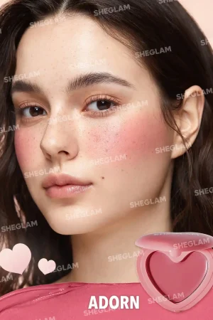 رژگونه کاسه ای شیگلم مدل قلبی رنگ Adorn