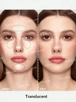 پودر فیکس شیگلم مدل Baked Glow رنگ Translucent