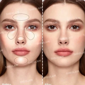 پودر فیکس شیگلم مدل Baked Glow رنگ Translucent