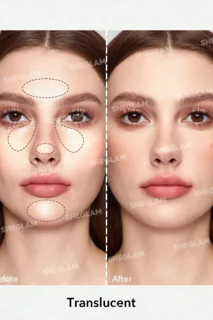 پودر فیکس شیگلم مدل Baked Glow رنگ Translucent
