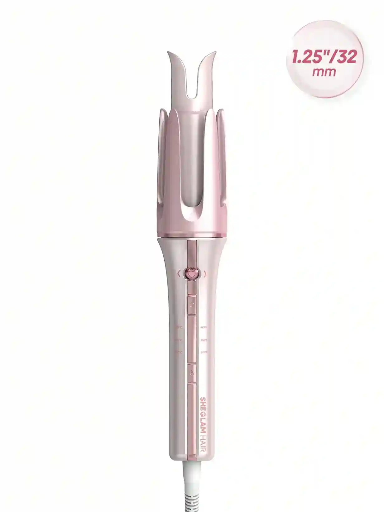 sheeds pink curly 32 mm فرکننده موی اتوماتیک شیگلم سایز 32 رنگ صورتی