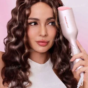ویو کننده موی شیگلم مدل Beach Babe رنگ صورتی سایز ۲۵